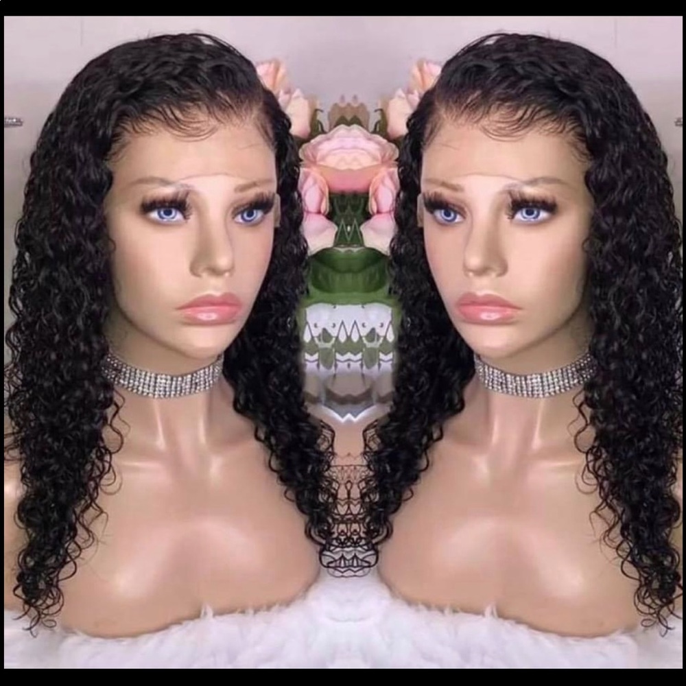 Burmese curly lace frontal wig